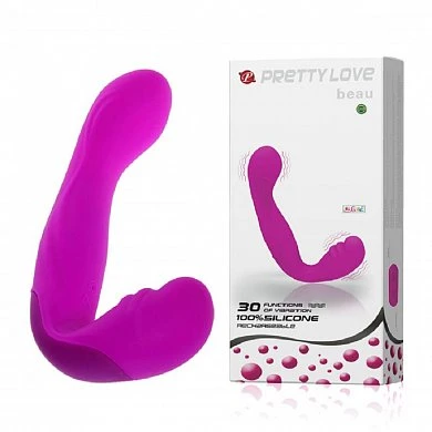 Страпон безремневой с вибрацией Pretty Love розовый 20 см — купить в секс-шопе LoveDoctor