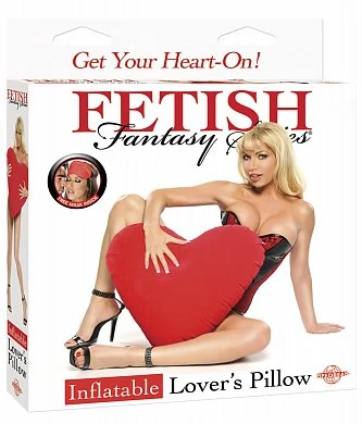 Надувная подушка в форме сердца INFLATABLE LOVER'S PILLOW — купить в секс-шопе LoveDoctor