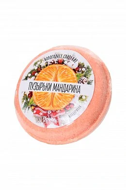 Бомбочка для ванны Пузырьки мандарина с ароматом мандарина 70 г — фото 3