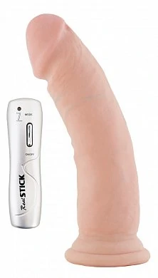 Вибратор на присоске телесный 7 режимов вибрации 18 см