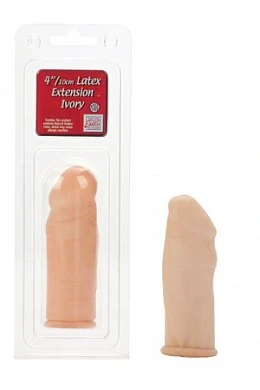 Насадка-удлиннитель на пенис LATEX EXTENSION NUBBY IVRY 4" телесная — купить в секс-шопе LoveDoctor