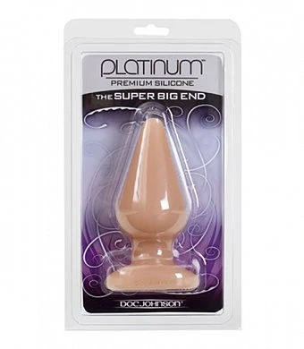 Большая телесная пробка Platinum Silicone 13 см — купить в секс-шопе LoveDoctor