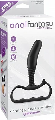 Вибростимулятор простаты Vibrating Prostate Stimulator черный — купить в секс-шопе LoveDoctor