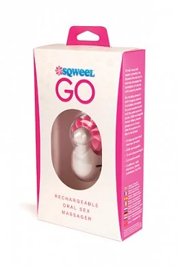 Карманный клиторальный вибратор Sqweel Go Pink невероятно мощный. 