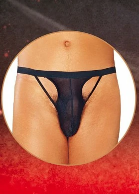 Трусы мужские Soft Line 4412 сеточка, черные S/L — купить в секс-шопе LoveDoctor