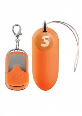 Виброяйцо Rechargeable Vibrating egg оранжевое с пультом ДУ — купить в секс-шопе LoveDoctor