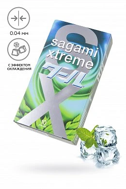 Презервативы Sagami Xtreme Mint латексные №10 — купить в секс-шопе LoveDoctor