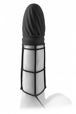 Насадка Fantasy X-tensions Silicone Gladiator Extension черная — фото 2