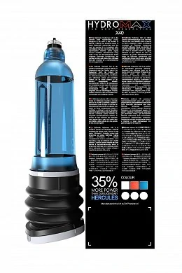 Гидронасос для увеличения члена Bathmate Hydromax X40 Blue 35 см — фото 9