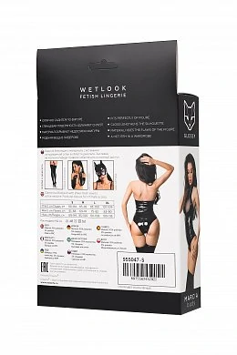 Боди Glossy Marcia из материала Wetlook XL — фото 8