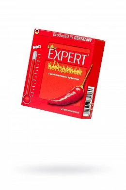 Презервативы Expert ''Афродизиак'' возбуждающие с разогревающим эфектом 3 шт — купить в секс-шопе LoveDoctor