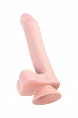 Фаллоимитатор Pipedream King Cock с мошонкой телесный 33 см — фото 4