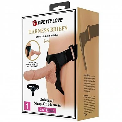 Страпон Jerry Haness телесный 21,8 см — купить в секс-шопе LoveDoctor