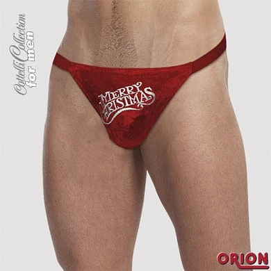 Стринги мужские новогодние-S/L — купить в секс-шопе LoveDoctor