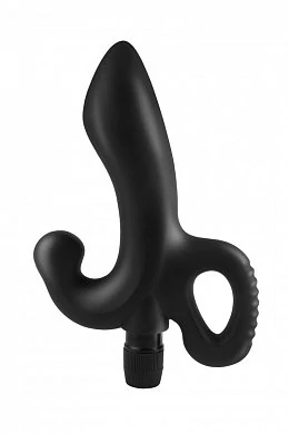 Вибратор анальный Vibrating Prostate Massager черный — фото 2