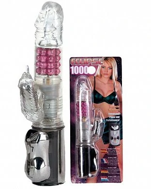 Вибратор с шариками прозрачый. Размер: длина 16 см, диаметр 3.5 см.