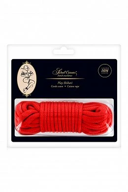 Веревка для фиксации Sweet Caress красная 10 м — купить в секс-шопе LoveDoctor