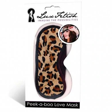 Маска леопардовая на глаза Peek-a-Boo Love Mask — купить в секс-шопе LoveDoctor