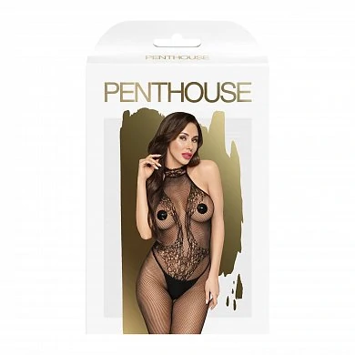 Боди-комбинезон Penthouse First lady черный XL — купить в секс-шопе LoveDoctor
