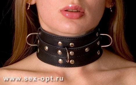 Ошейник чер. хром S/M — купить в секс-шопе LoveDoctor