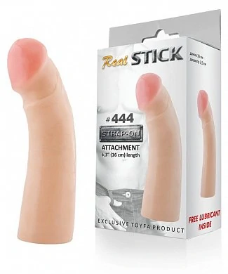 Фаллоимитатор-насадка RealStick #444 16 см — купить в секс-шопе LoveDoctor