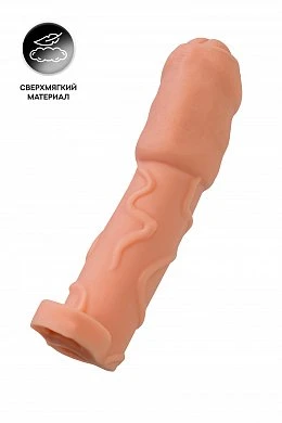 Насадка XLover для увеличения размера телесная 16 см — купить в секс-шопе LoveDoctor