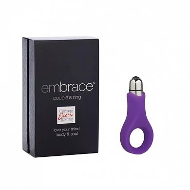 Вибронасадка Embrace Couples Ring - Purple фиолетовая — купить в секс-шопе LoveDoctor