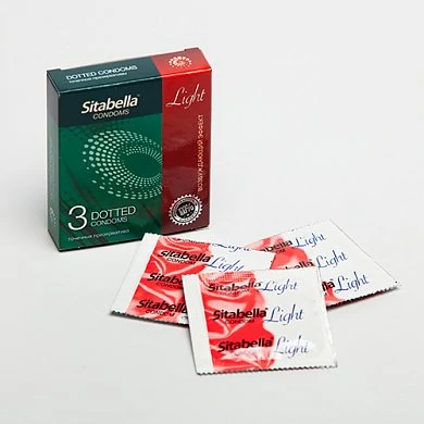 Презервативы Sitabella Light с возбуждающим эффектом точечные 3 шт — купить в секс-шопе LoveDoctor