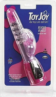 Вибратор-компьютер Beaded Beagle-Sparkling Pink — купить в секс-шопе LoveDoctor