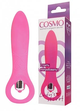 Вибромассажер Cosmo розовый 11,1 см — купить в секс-шопе LoveDoctor