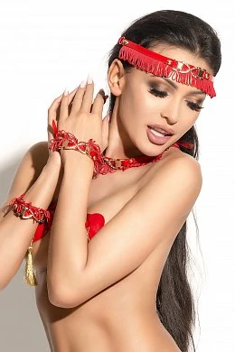 Украшение на голову Me Seduce Queen of hearts Arabesque красное OS — фото 4