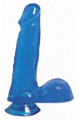Фаллоимитатор Basix Rubber Works 6" - Blue — купить в секс-шопе LoveDoctor