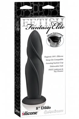 Насадка для страпона Fetish Fantasy Elite 8" черная — купить в секс-шопе LoveDoctor