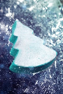 Бомбочка для ванны Елка с блеском с ароматом грейпфрута 75 г — фото 6