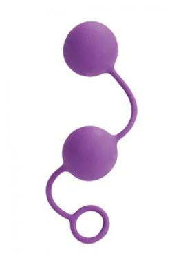 Вагинальные шарики Lia Love Balls фиолетовые — фото 2