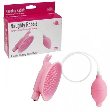 Вибропомпа для клитора с грушей Naughty Rabbit 7 режимов — фото 4
