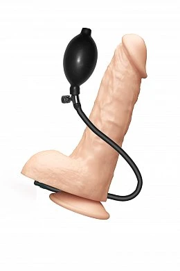 Фаллоимитатор надувной с грушей LoveToy 17 см — купить в секс-шопе LoveDoctor