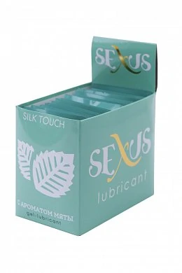 Увлажняющая гель-смазка с ароматом мяты Silk Touch Mint 6 мл — фото 3