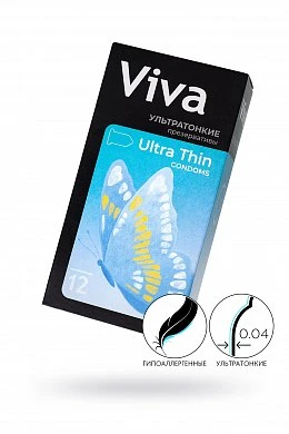 Презервативы Viva ультратонкие № 12 — купить в секс-шопе LoveDoctor