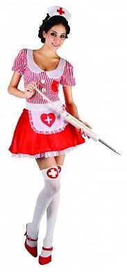 Игровой костюм Медсестричка: платье и ободок S/M — купить в секс-шопе LoveDoctor
