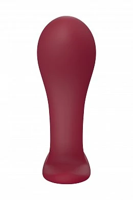 Анальный стимулятор Bootie Мedium красный 9,3 cм — фото 3