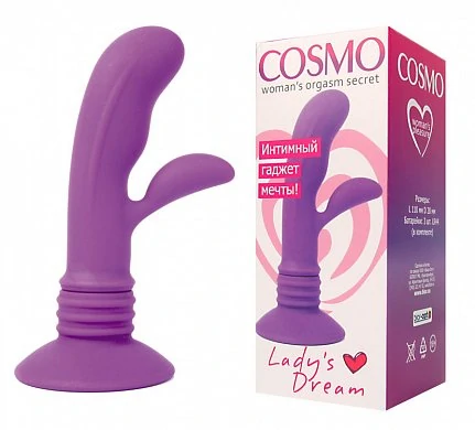 Вибромассажер Cosmo фиолетовый 11 см — купить в секс-шопе LoveDoctor