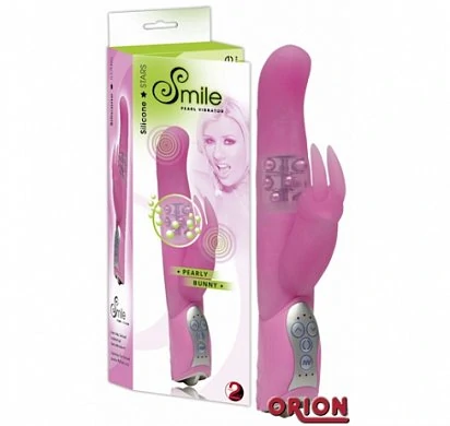 Волнующий любовник! Многофункциональный вибратор из серии жемчужный кролик. 