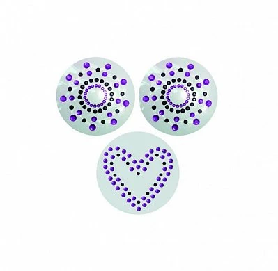 Украшение на соски и клитор фиолетовые — купить в секс-шопе LoveDoctor