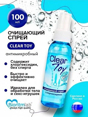 Очищающий спрей Clear Toy 100 мл — купить в секс-шопе LoveDoctor