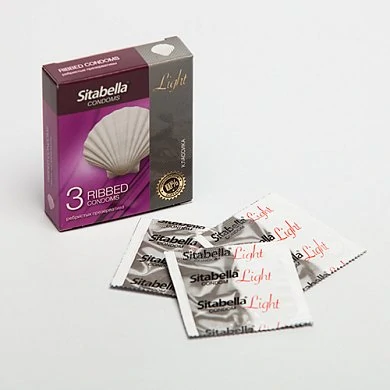 Презервативы Sitabella Light классика ребристые 3 шт — купить в секс-шопе LoveDoctor