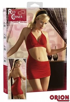 Миниплатье красное Red Corner M — купить в секс-шопе LoveDoctor