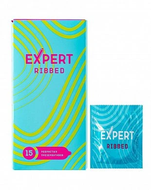 Презервативы Expert Ribbed ребристые №15 — купить в секс-шопе LoveDoctor