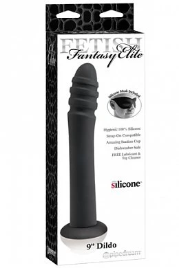 Насадка для страпона Fetish Fantasy Elite 9" черная — купить в секс-шопе LoveDoctor