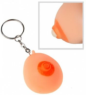 Брелок грудь с молоком — купить в секс-шопе LoveDoctor